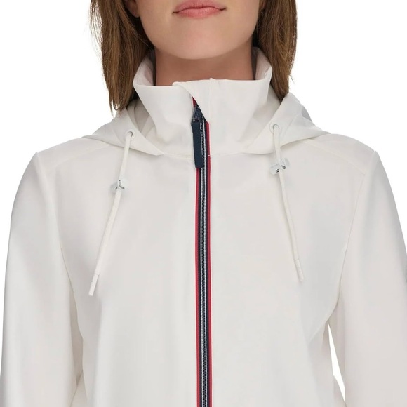Tommy Hilfiger Women's Lightweight Windbreaker Jacket with Stand Collar - Picture 10 of 10